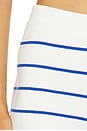 view 6 of 6 Leo Short in Cream & Cobalt