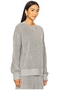 view 2 of 4 Solid Terry James Sweatshirt in Light Grey