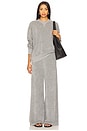 view 4 of 4 Solid Terry James Sweatshirt in Light Grey