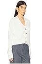 view 2 of 4 Marina Solid Mini Cardigan in Cream