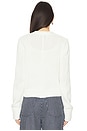 view 3 of 4 Marina Solid Mini Cardigan in Cream
