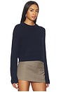view 2 of 4 Solid Mini Martin Sweater in Navy