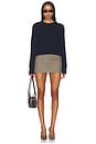 view 5 of 4 Solid Mini Martin Sweater in Navy