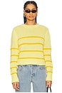 view 1 of 4 Marina Mini Sweater in Butter & Goldenrod