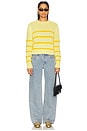 view 4 of 4 Marina Mini Sweater in Butter & Goldenrod