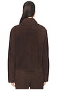 view 3 of 4 Suede Jacket in Chocolate