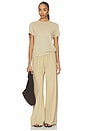 view 5 of 6 PANTALON CREPE COLBY in Beige
