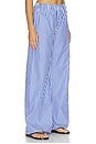 view 2 of 6 PANTALÓN DE RAYAS in Cobalt & White