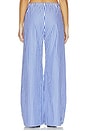 view 4 of 6 PANTALÓN DE RAYAS in Cobalt & White