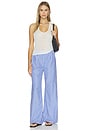 view 5 of 6 PANTALÓN DE RAYAS in Cobalt & White