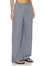 view 2 of 6 Pull On Pant in Midnight & White