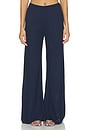 view 1 of 6 PANTALON COLBY EN LIN in Midnight