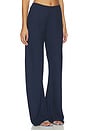 view 2 of 6 PANTALON COLBY EN LIN in Midnight