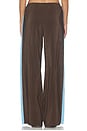 view 4 of 6 Side Stripe Pant in Chocolate & Cerulean