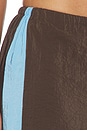 view 6 of 6 Side Stripe Pant in Chocolate & Cerulean