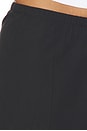 view 6 of 6 Poplin Barrel Leg Pant in Black