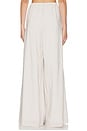view 4 of 6 PANTALÓN ANCHO PLISADO COLBY PLEATED COLBY WIDE LEG PANT in Stone