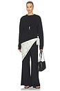view 6 of 6 Tropical Wool Pant in Black