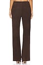 view 4 of 6 Suede Albert Trouser in Chocolate