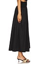 view 3 of 6 Knit Yoke Skirt in Black