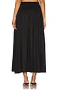 view 4 of 6 Knit Yoke Skirt in Black