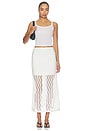 view 5 of 6 Alexi Skirt in White