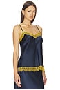 view 2 of 4 Lace Camisole in Midnight & Mustard
