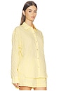 view 2 of 5 Oversized Button Down Shirt in Butter Stripe