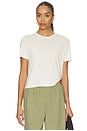view 1 of 4 Solid Short Sleeve Ronnie Tee in Cream