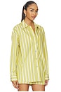 view 2 of 4 Oversized Button Down Shirt in Pistachio Multi