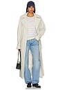 view 5 of 5 Stripe Long Sleeve Boyfriend Tee in Sky Blue Multi