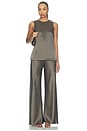 view 5 of 4 Satin Maxime Top in Taupe
