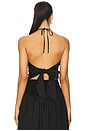 view 3 of 4 Solid Silk Top in Black