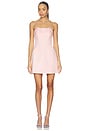 view 2 of 4 Roselle Applique Bustier Mini Dress in Blush Pink