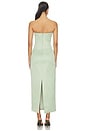 view 3 of 3 MAXIVESTIDO MARILYN in Tulip Print In Green