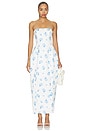 view 1 of 3 MAXIVESTIDO JESSICA in Ditsy Floral Print In Snow