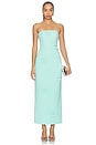 view 1 of 3 ROBE MAXI RAYNA in Pale Turquoise