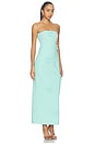 view 2 of 3 ROBE MAXI RAYNA in Pale Turquoise