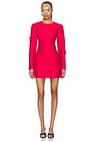 view 1 of 4 ROBE COURTE ALIZA  in Vermilion