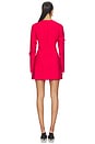 view 3 of 4 ROBE COURTE ALIZA  in Vermilion