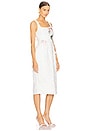 view 2 of 4 Larissa Embroidered Lace Midi Dress in Snow