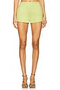 view 1 of 6 Olivianne Shorts in Chartreuse