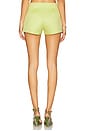 view 4 of 6 Olivianne Shorts in Chartreuse