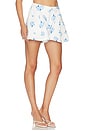 view 3 of 7 Abby Shorts in Ditsy Floral Print In Snow