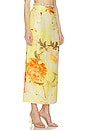 view 2 of 6 FALDA KYRA in Peony Print In Yellow