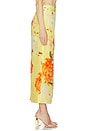 view 3 of 6 FALDA KYRA in Peony Print In Yellow