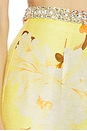 view 6 of 6 FALDA KYRA in Peony Print In Yellow