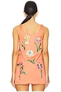view 4 of 6 Helaine Embroidered Top in Wild Flower in Wild Flower In Coral