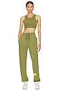 view 4 of 4 Cropped Rib Tank in Olive