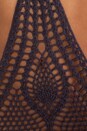 view 5 of 5 Siblings of Seasons Crochet Swimsuit in Acid Black